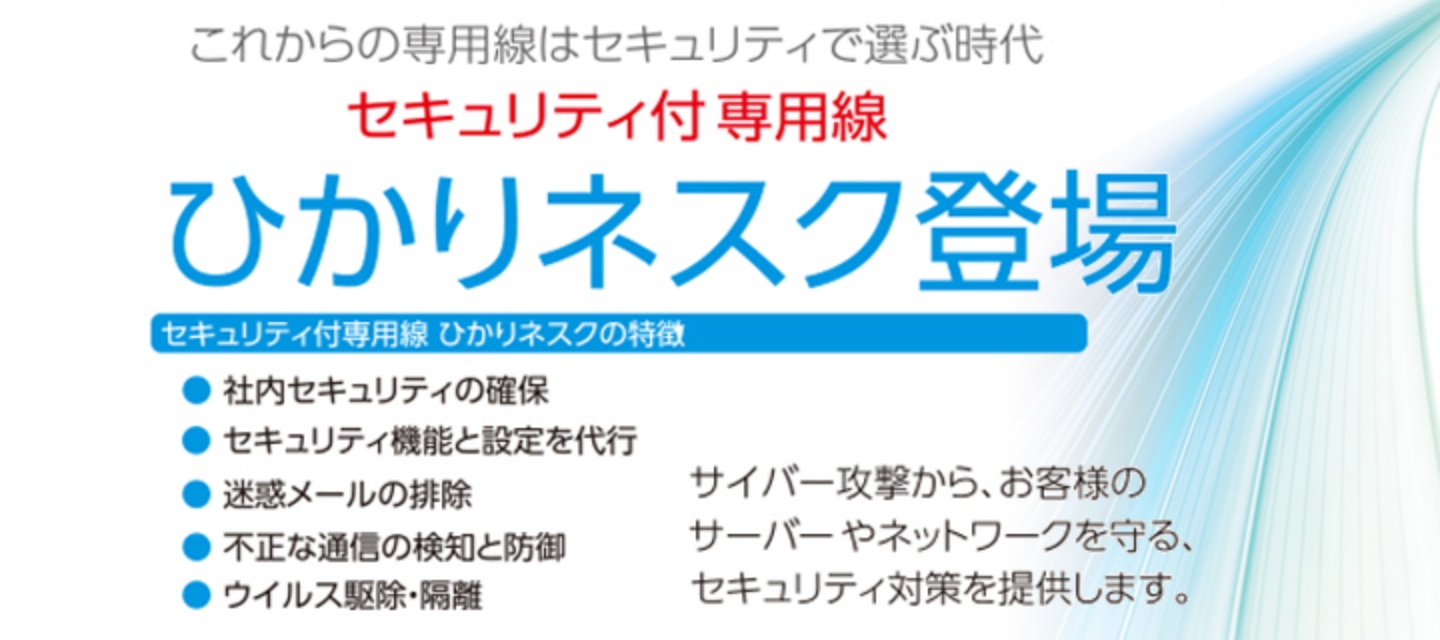 セキュリティ付専用線ひかりネスク
